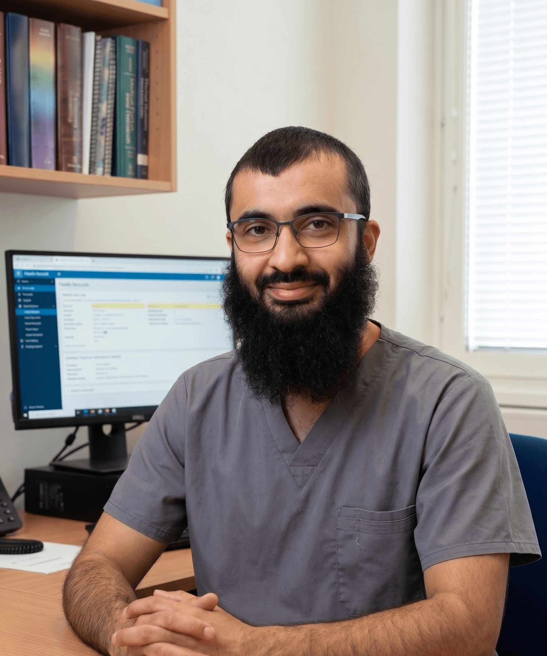 Porträt von Vagif Kazimov, Arzt in Weiterbildung und Gründer von ArztCode